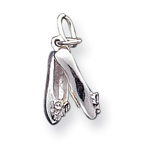 Sterling Silver Ballet Slippers Charm