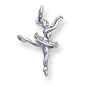 Sterling Silver Ballerina Charm