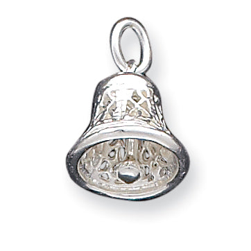 Sterling Silver Wedding Bell Charm