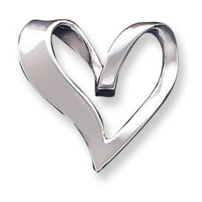 Sterling Silver Heart Slide