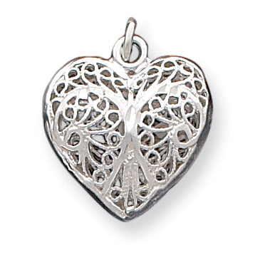 Sterling Silver Heart Charm