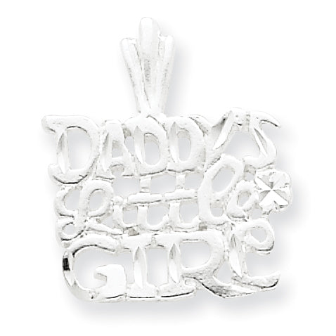 Sterling Silver Daddy's Little Girl Charm