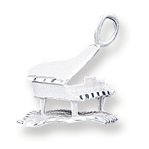 Sterling Silver Piano Charm