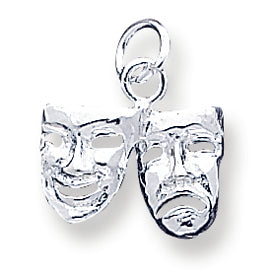 Sterling Silver Comedy/Tragedy Charm