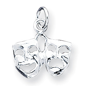 Sterling Silver Comedy/Tragedy Charm