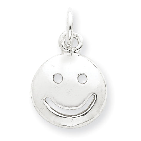 Sterling Silver Happy Face Charm