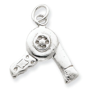 Sterling Silver Hair Dryer Charm