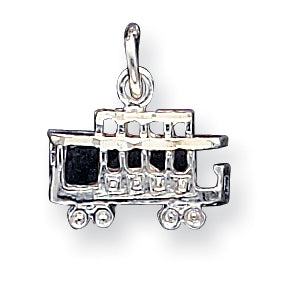 Sterling Silver Streetcar Charm