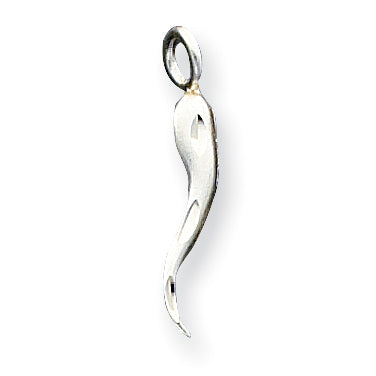 Sterling Silver Italian Horn Charm