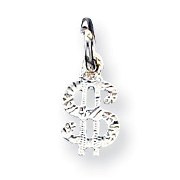 Sterling Silver Dollar Sign Charm