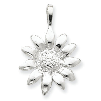 Sterling Silver Sunflower Pendant