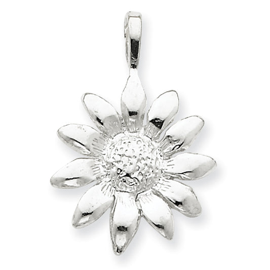 Sterling Silver Sunflower Pendant