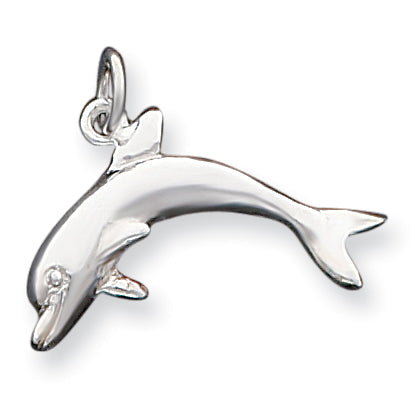 Sterling Silver Dolphin Charm