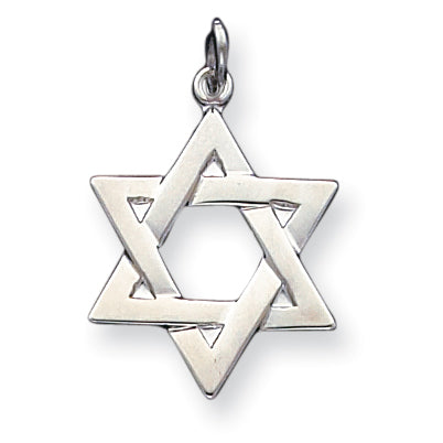 Sterling Silver Star of David Charm