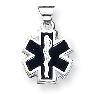 Sterling Silver Enameled Medical Charm