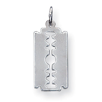 Sterling Silver Razor Blade Charm