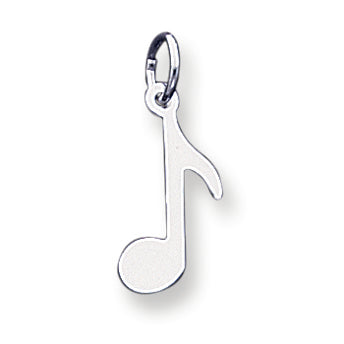 Sterling Silver Musical Note