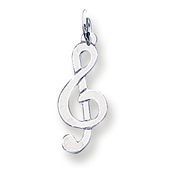 Sterling Silver Treble Clef