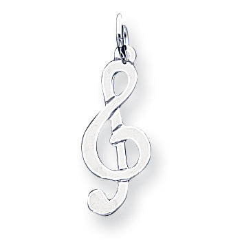 Sterling Silver Treble Clef