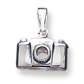 Sterling Silver Antiqued Camera Charm