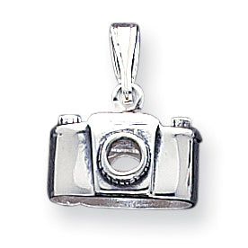 Sterling Silver Antiqued Camera Charm