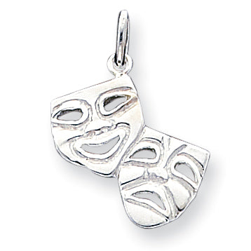 Sterling Silver Comedy/Tragedy Charm