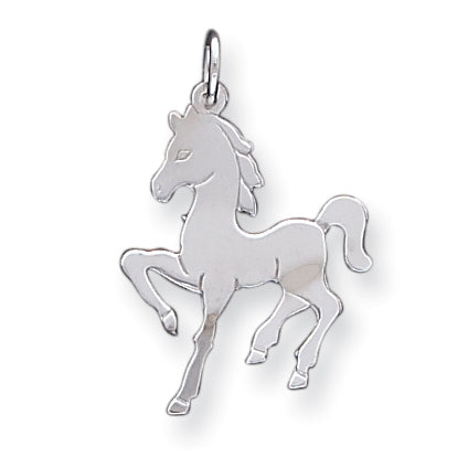 Sterling Silver Horse Disc