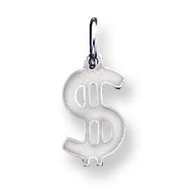 Sterling Silver Dollar Sign Charm