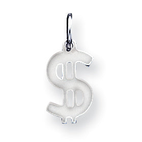 Sterling Silver Dollar Sign Charm