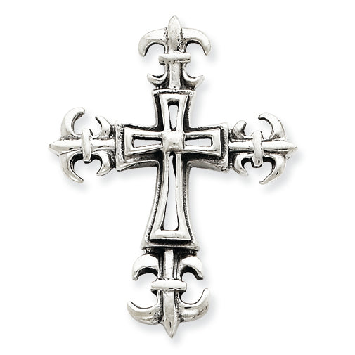 Sterling Silver Antiqued Cross Pendant