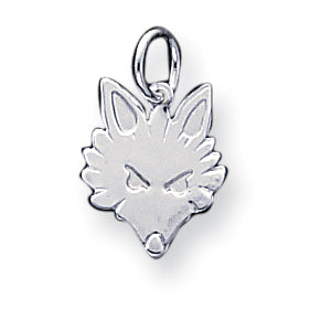 Sterling Silver Fox Head Charm
