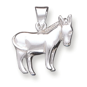 Sterling Silver Donkey Pendant