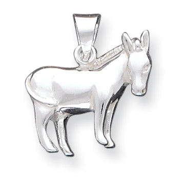 Sterling Silver Donkey Pendant