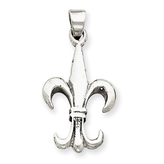 Sterling Silver Fleur de lis Pendant
