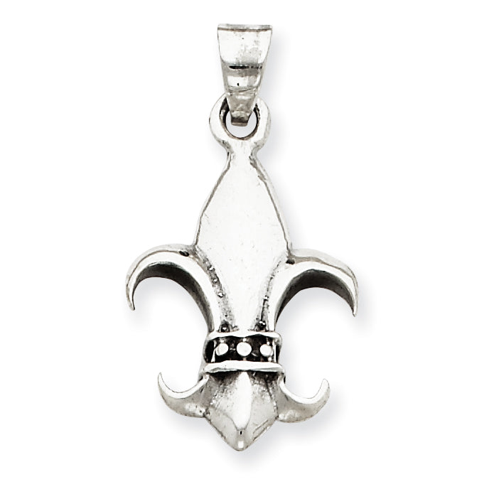 Sterling Silver Fleur de lis Pendant