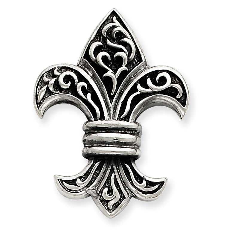 Sterling Silver Fleur de lis Pendant