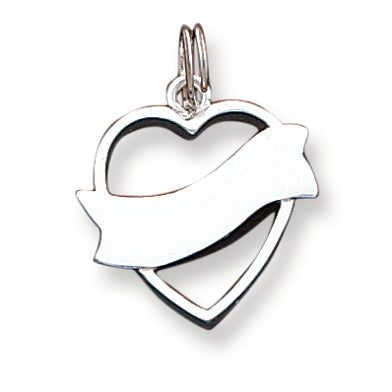 Sterling Silver Heart Charm