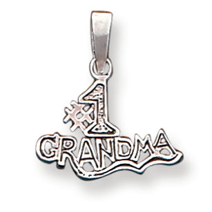 Sterling Silver #1 Grandma Pendant