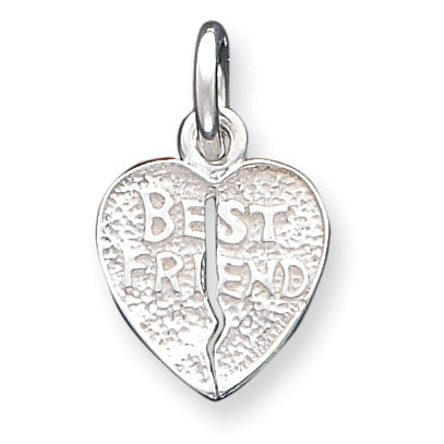Sterling Silver Best Friend Charm