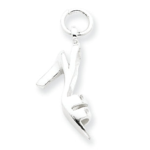 Sterling Silver High Heel Pendant