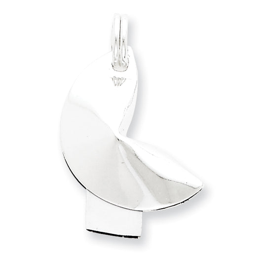 Sterling Silver Fortune Cookie Charm
