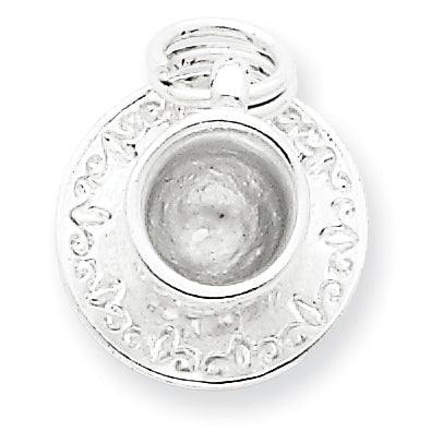Sterling Silver Cup & Saucer Charm