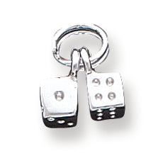 Sterling Silver Dice Charm