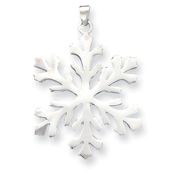 Sterling Silver Snowflake Pendant