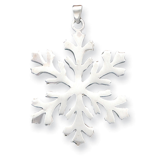 Sterling Silver Snowflake Pendant