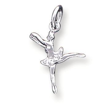 Sterling Silver Ballerina Charm