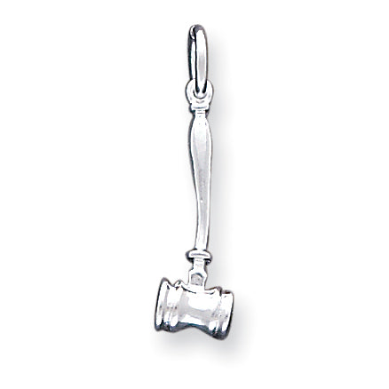 Sterling Silver Gavel Charm