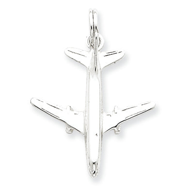 Sterling Silver Airplane Charm