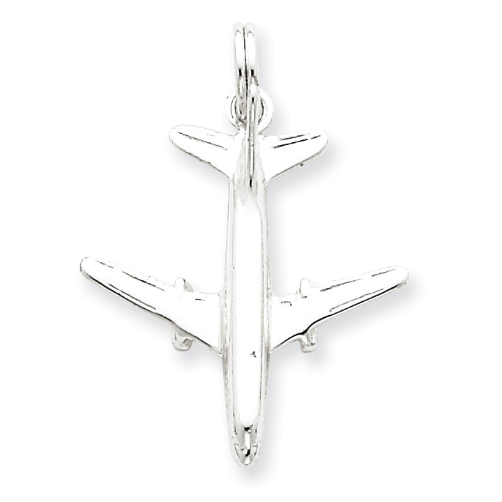 Sterling Silver Airplane Charm