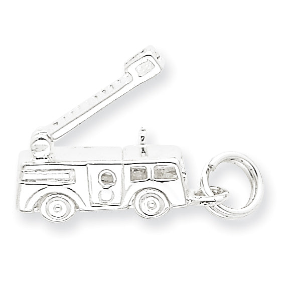 Sterling Silver Firetruck Charm